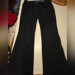 Knox Rose Dark Denim Flare Jeans